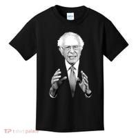 Bernie Sanders Hands Black and White Portrait Kids T-Shirt thumb 0