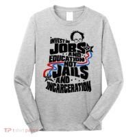 Bernie Sanders Invest In Jobs Long Sleeve Shirt thumb 0