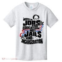 Bernie Sanders Invest In Jobs Kids T-Shirt thumb 0