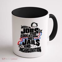 Bernie Sanders Invest In Jobs Coffee Mug thumb 1