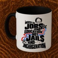 Bernie Sanders Invest In Jobs Coffee Mug thumb 2
