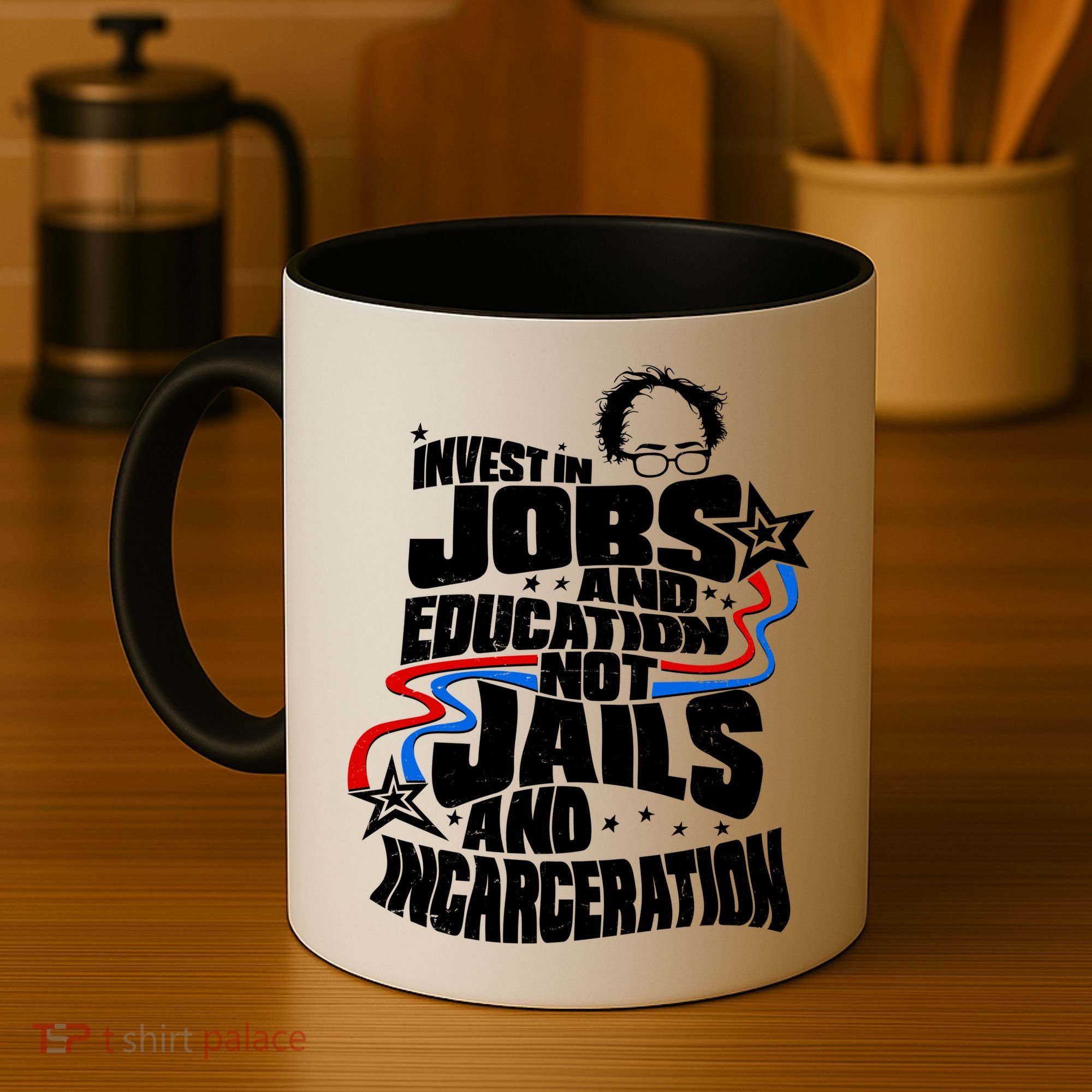 Bernie Sanders Invest In Jobs Coffee Mug