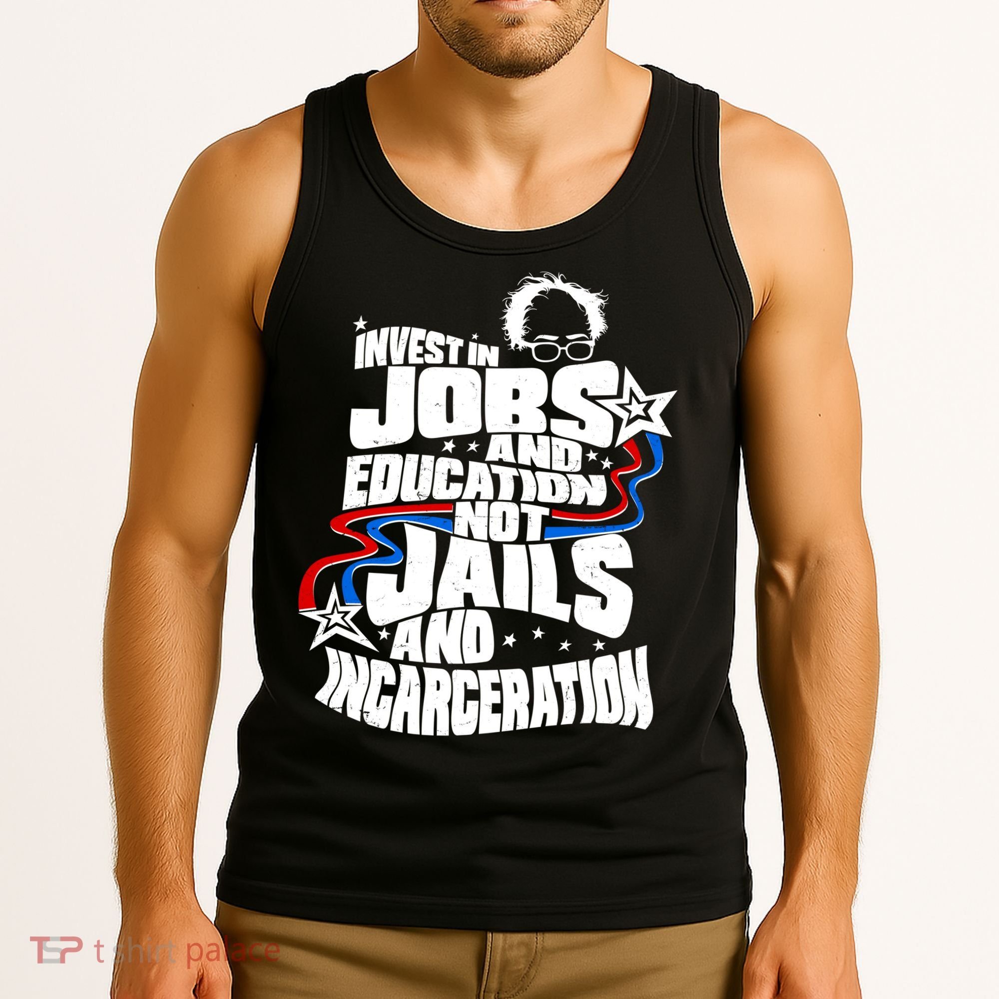 Bernie Sanders Invest In Jobs Tank Top