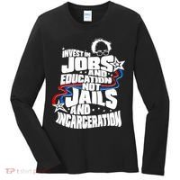Bernie Sanders Invest In Jobs Women's Long Sleeve Shirt thumb 0