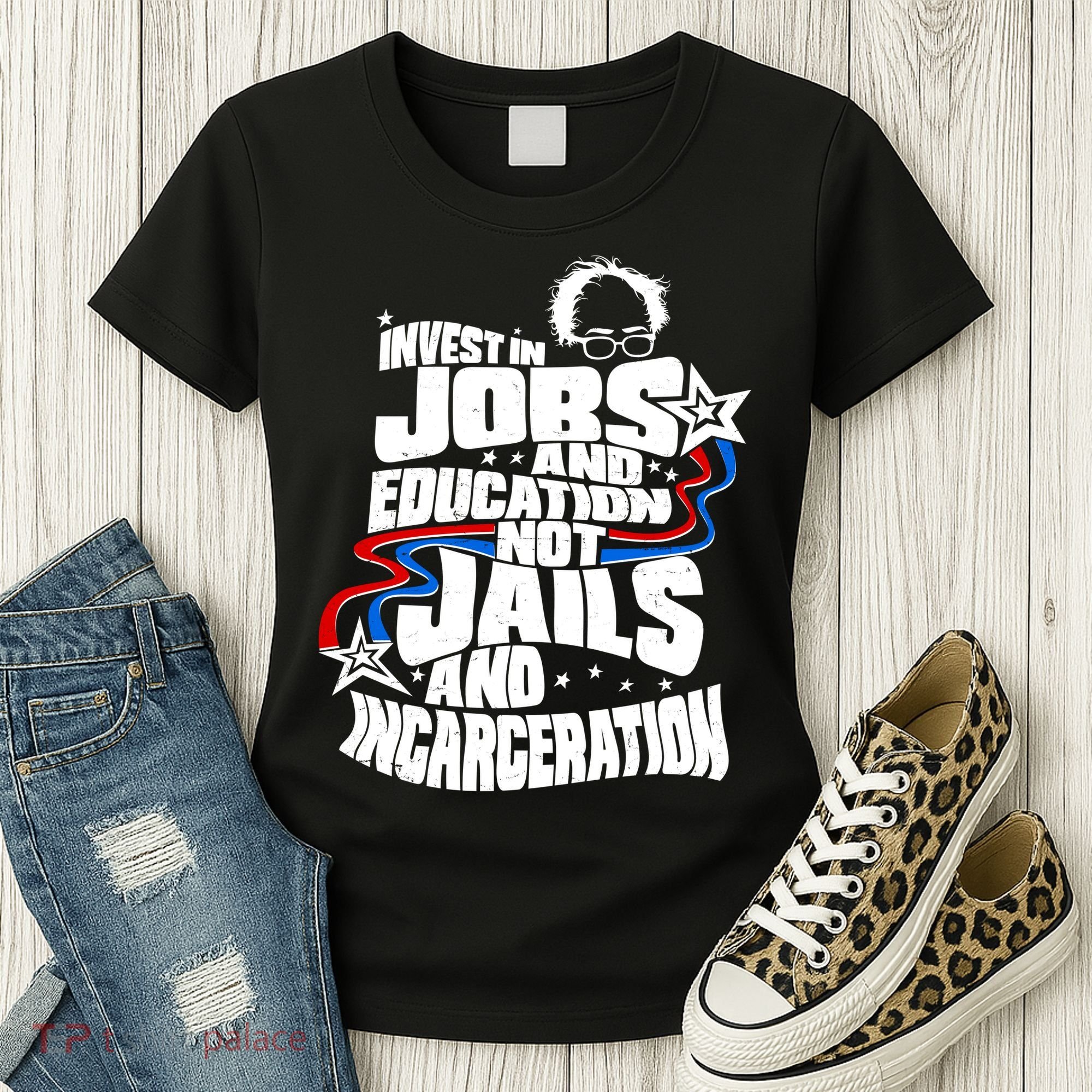 Bernie Sanders Invest In Jobs Women's T-Shirt