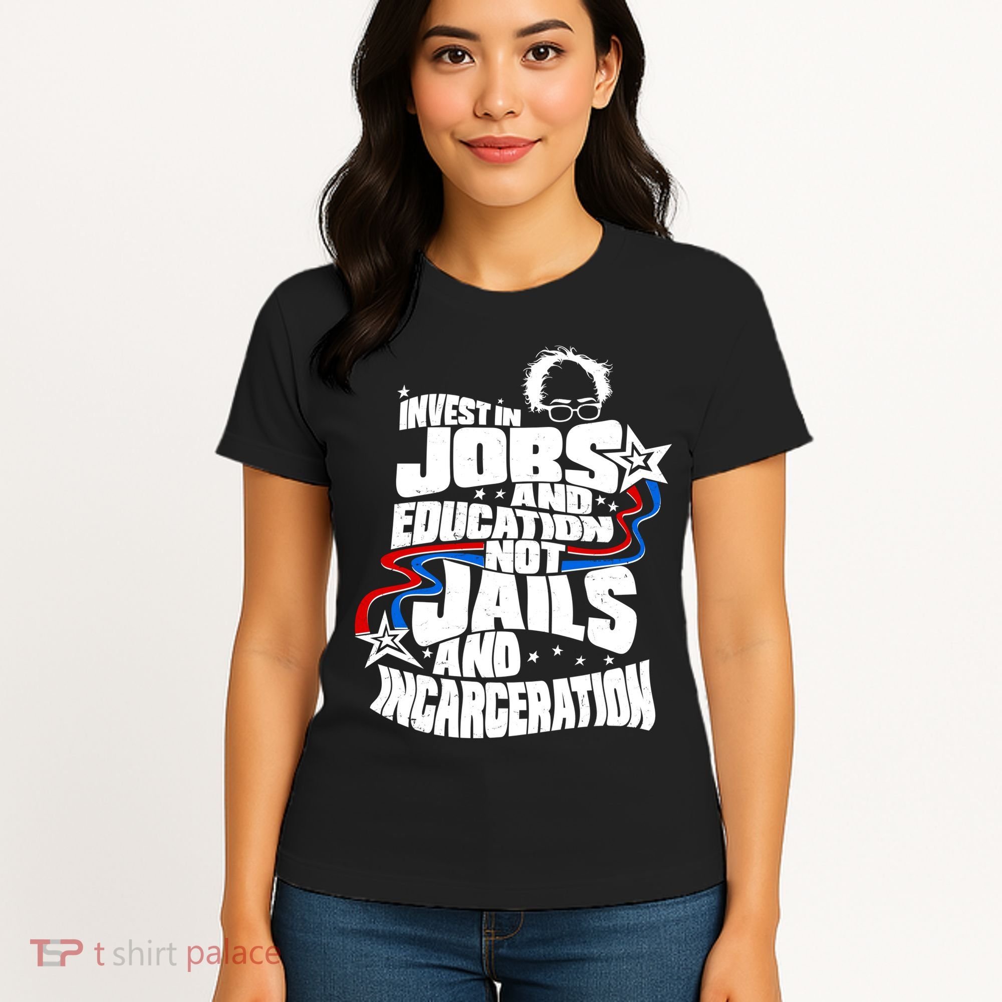 Bernie Sanders Invest In Jobs Women's T-Shirt