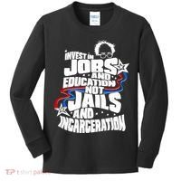Bernie Sanders Invest In Jobs Kids Long Sleeve Shirt thumb 0