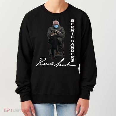 Bernie Sanders Mitten Meme Signature Women's Sweatshirt