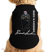 Bernie Sanders Mitten Meme Signature Doggie Tank thumb 0