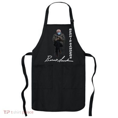 Bernie Sanders Mitten Meme Signature Apron