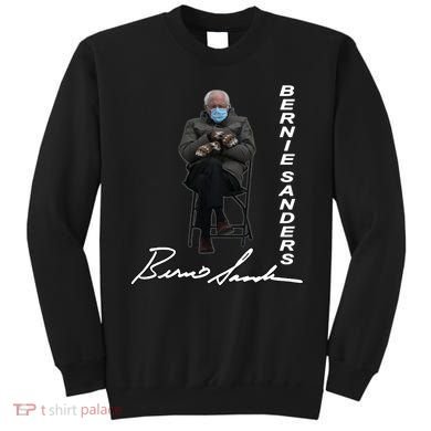 Bernie Sanders Mitten Meme Signature Sweatshirt