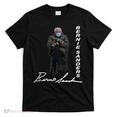 Bernie Sanders Mitten Meme Signature T-Shirt
