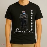 Bernie Sanders Mitten Meme Signature T-Shirt thumb 3