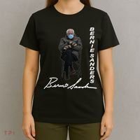 Bernie Sanders Mitten Meme Signature T-Shirt thumb 4