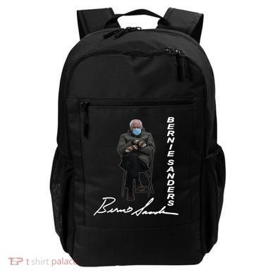 Bernie Sanders Mitten Meme Signature Backpack