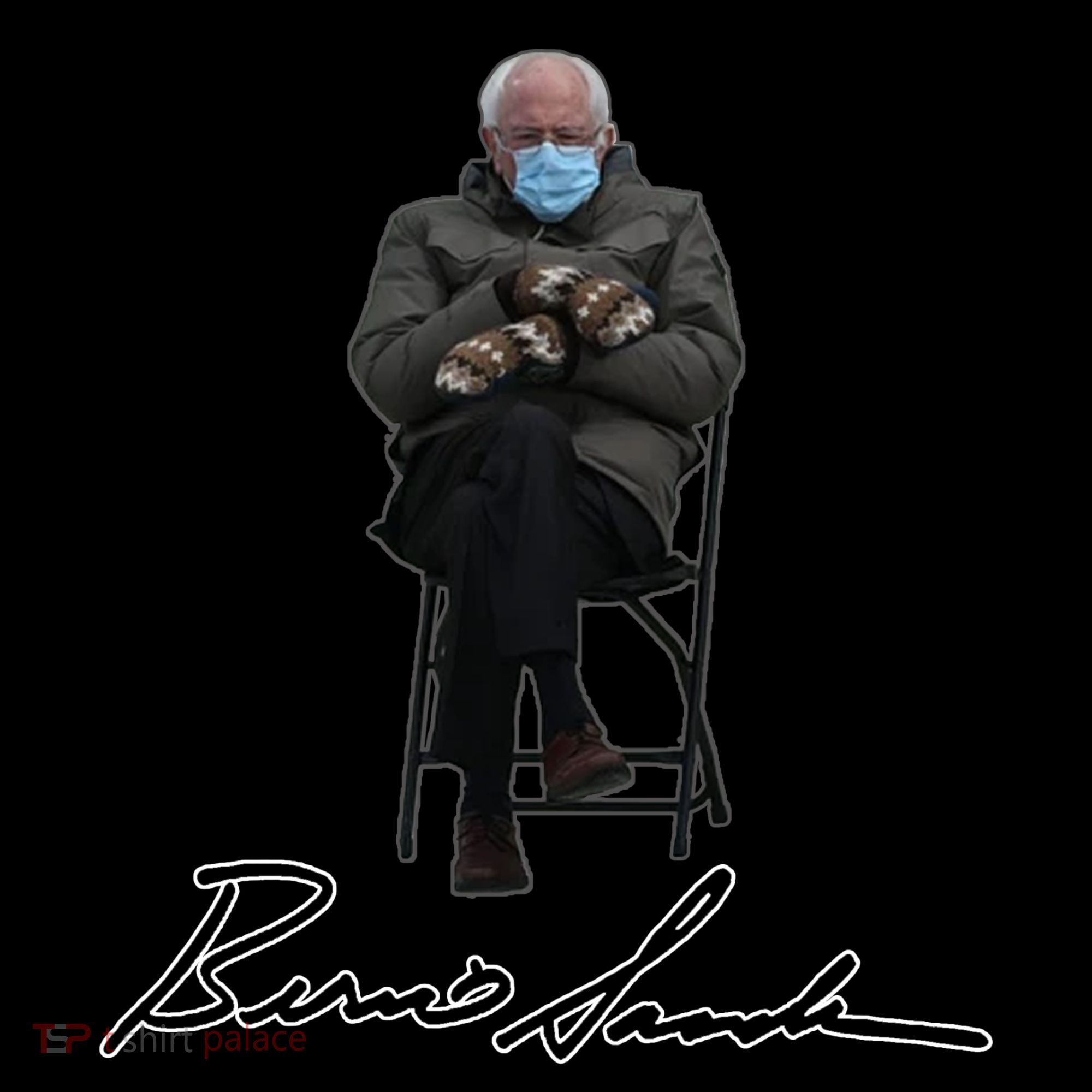 Bernie Sanders Mitten Meme Signature Coffee Mug