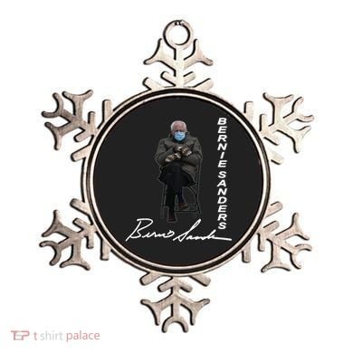 Bernie Sanders Mitten Meme Signature Ornament