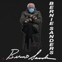 Bernie Sanders Mitten Meme Signature Ornament thumb 1
