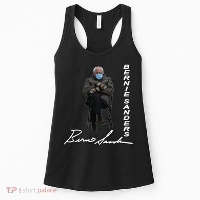 Bernie Sanders Mitten Meme Signature Women's Tank Top