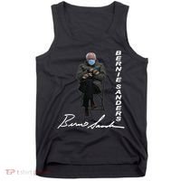 Bernie Sanders Mitten Meme Signature Tank Top thumb 0