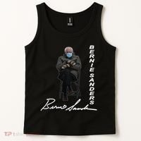 Bernie Sanders Mitten Meme Signature Tank Top thumb 2
