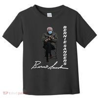 Bernie Sanders Mitten Meme Signature Toddler T-Shirt thumb 0