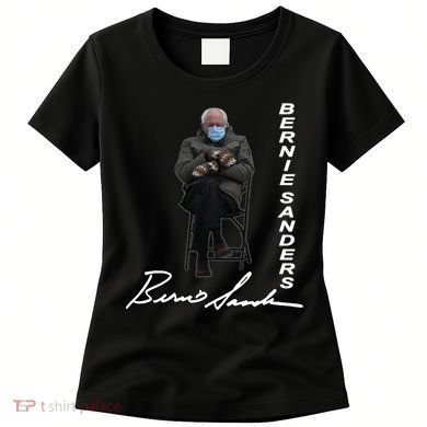 Bernie Sanders Mitten Meme Signature Women's T-Shirt
