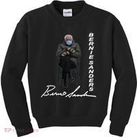 Bernie Sanders Mitten Meme Signature Kids Sweatshirt thumb 0