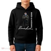 Bernie Sanders Mitten Meme Signature Kids Hoodie thumb 4