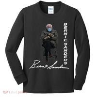 Bernie Sanders Mitten Meme Signature Kids Long Sleeve Shirt thumb 0