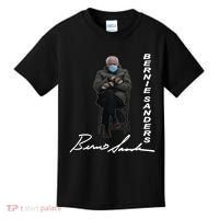 Bernie Sanders Mitten Meme Signature Kids T-Shirt thumb 0