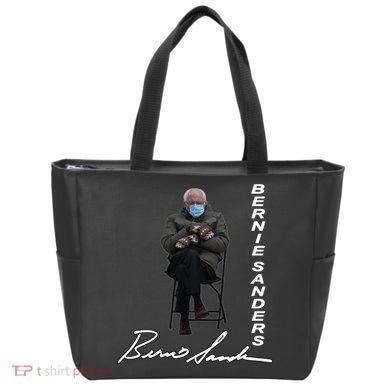 Bernie Sanders Mitten Meme Signature Tote Bag