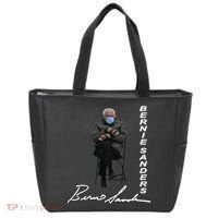 Bernie Sanders Mitten Meme Signature Tote Bag thumb 0