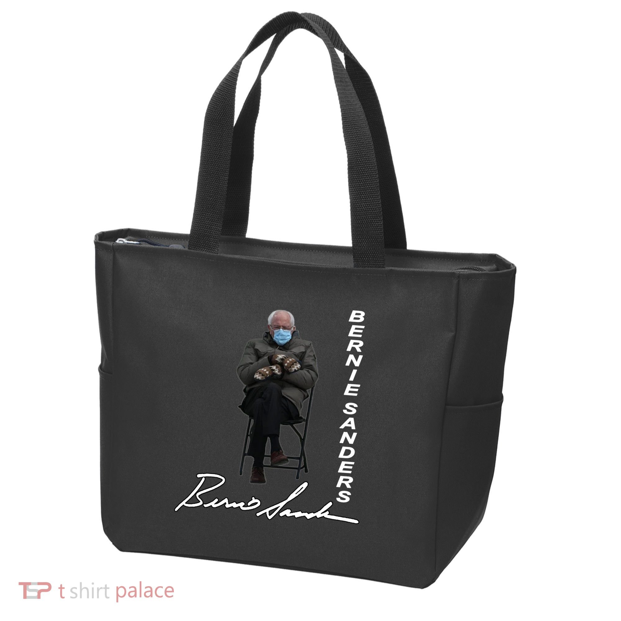 Bernie Sanders Mitten Meme Signature Tote Bag