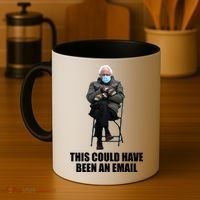 Bernie Sanders Mitten Meme This Could Have Been An Email Coffee Mug thumb 4
