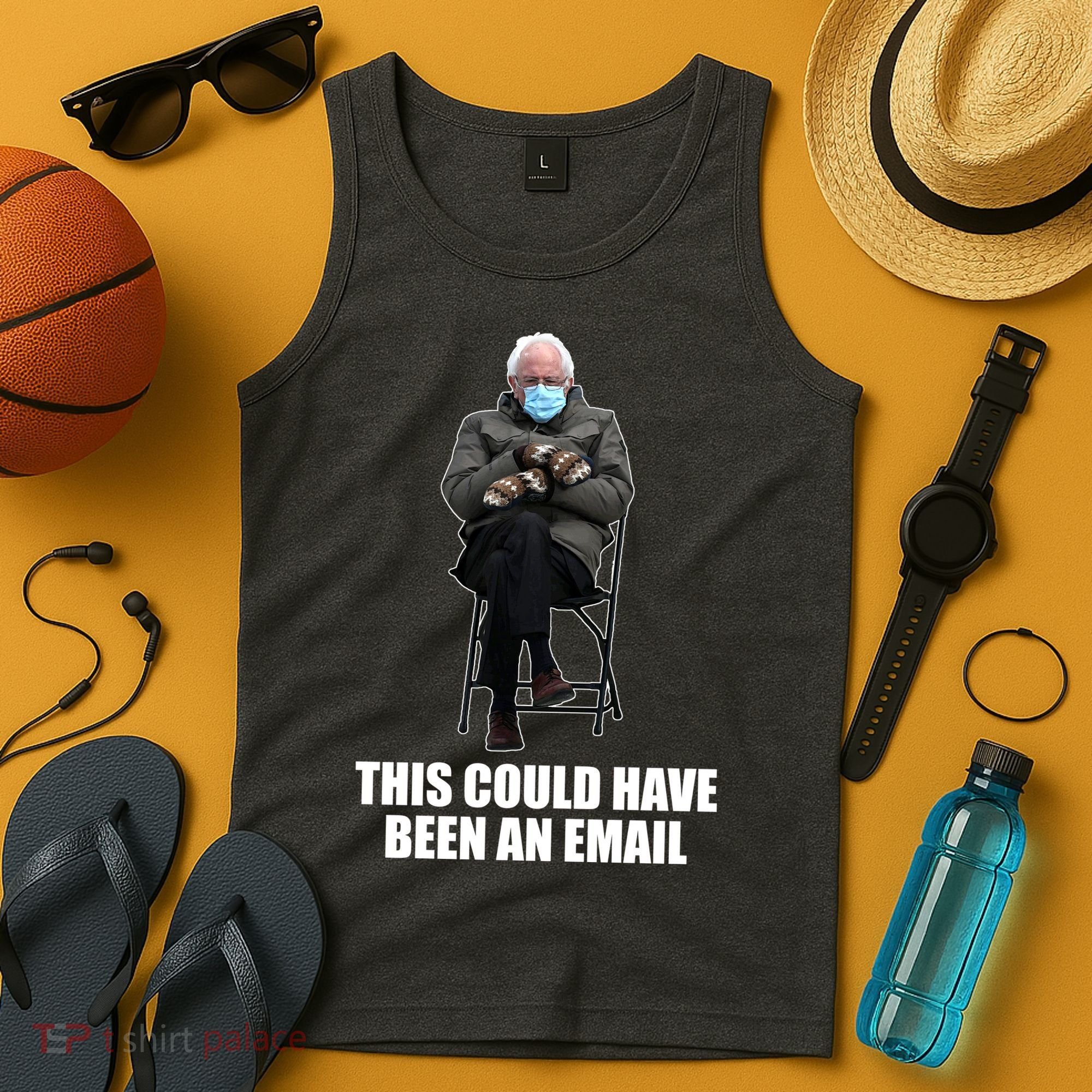Bernie Sanders Mitten Meme This Could Have Been An Email Tank Top