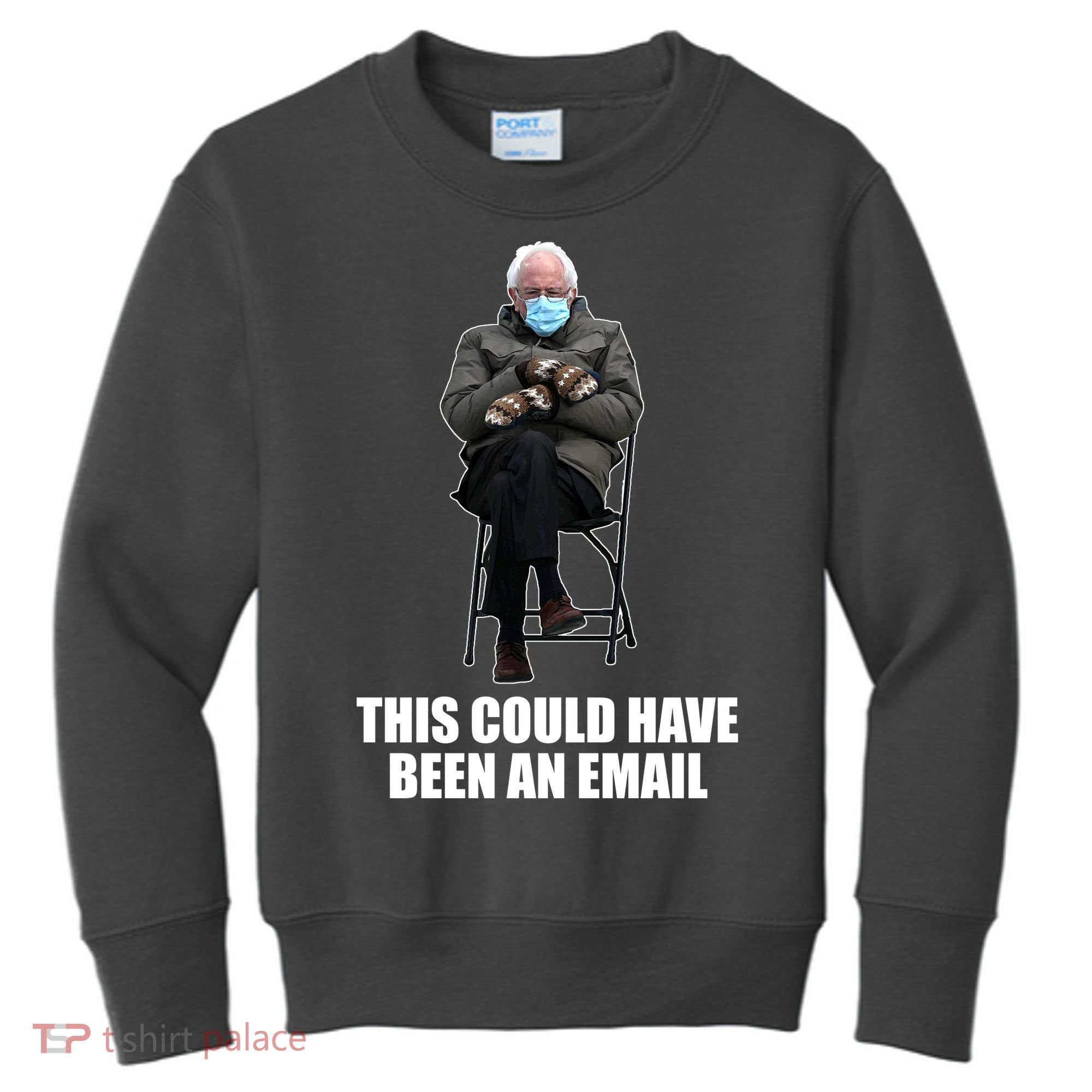 Bernie Sanders Mitten Meme This Could Have Been An Email Kids Sweatshirt