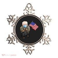 Bernie Sanders Mitten Meme USA Flag Ornament thumb 0