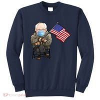 Bernie Sanders Mitten Meme USA Flag Sweatshirt thumb 0