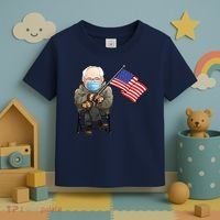 Bernie Sanders Mitten Meme USA Flag Toddler T-Shirt thumb 3