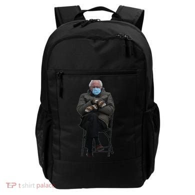 Bernie Sanders Mittens Sitting Inauguration Backpack