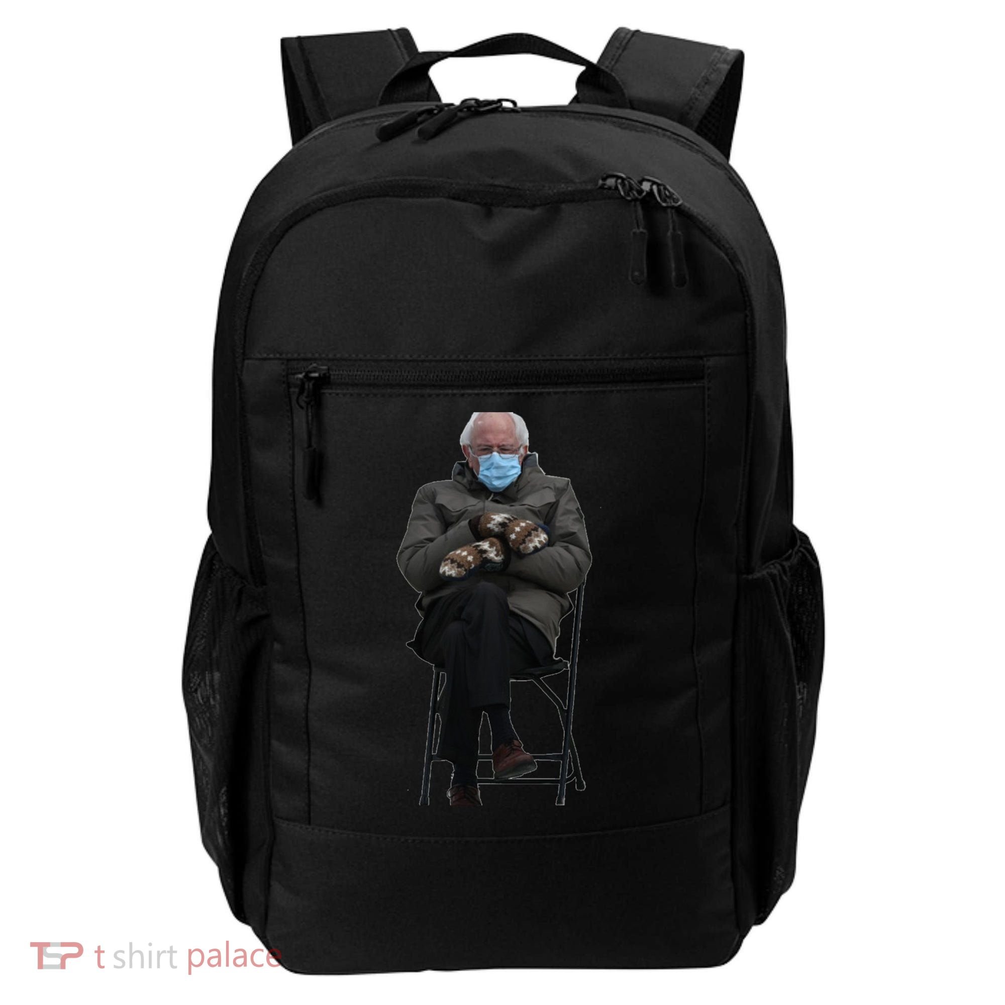 Bernie Sanders Mittens Sitting Inauguration Backpack