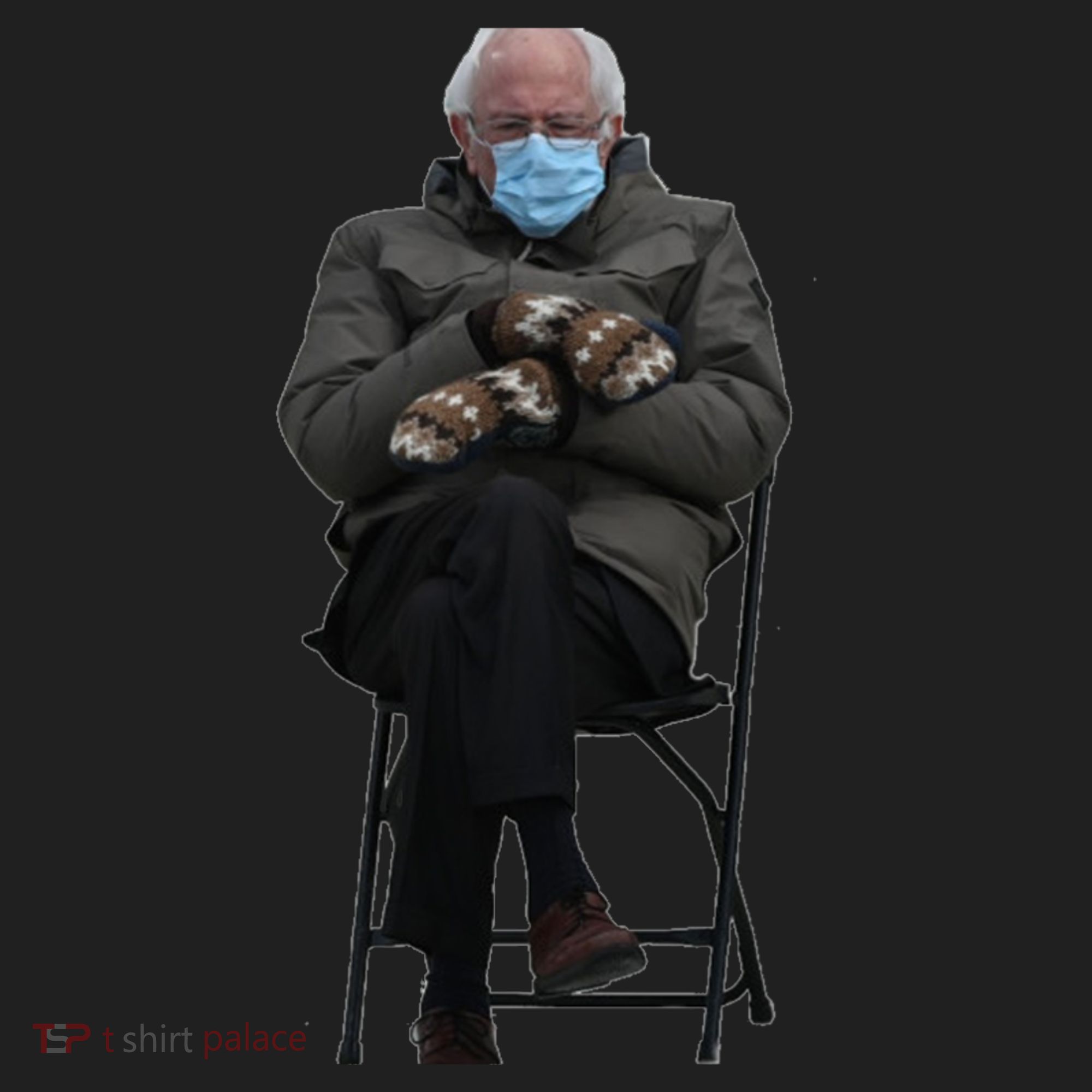Bernie Sanders Mittens Sitting Inauguration Tumbler