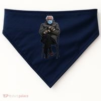 Bernie Sanders Mittens Sitting Inauguration USA-Made Doggie Bandana thumb 0