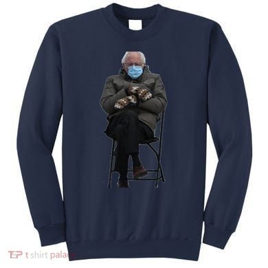 Bernie Sanders Mittens Sitting Inauguration Sweatshirt