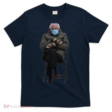 Bernie Sanders Mittens Sitting Inauguration T-Shirt
