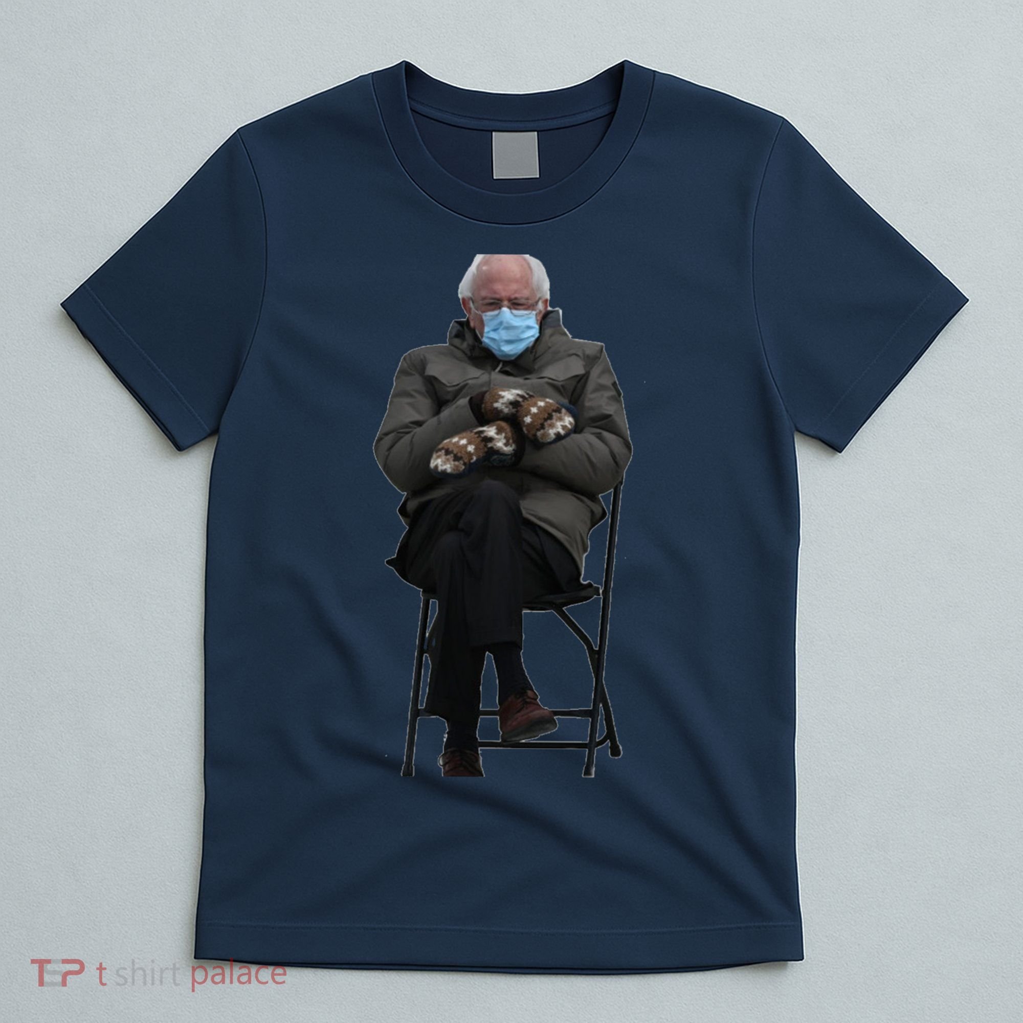Bernie Sanders Mittens Sitting Inauguration T-Shirt