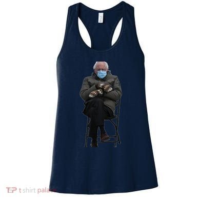 Bernie Sanders Mittens Sitting Inauguration Women's Tank Top