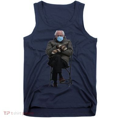 Bernie Sanders Mittens Sitting Inauguration Tank Top