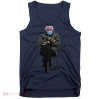Bernie Sanders Mittens Sitting Inauguration Tank Top thumb 0